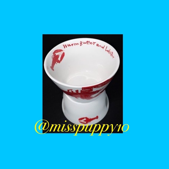 RARE Crate & Barrel Lobster Tea Light ButterWarmer - Picture 2 of 6